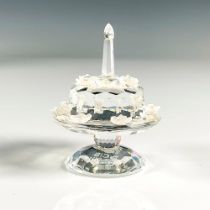 Swarovski Crystal Figurine, Birthday Cake