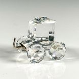 Swarovski Silver Crystal Figurine, Tender Car