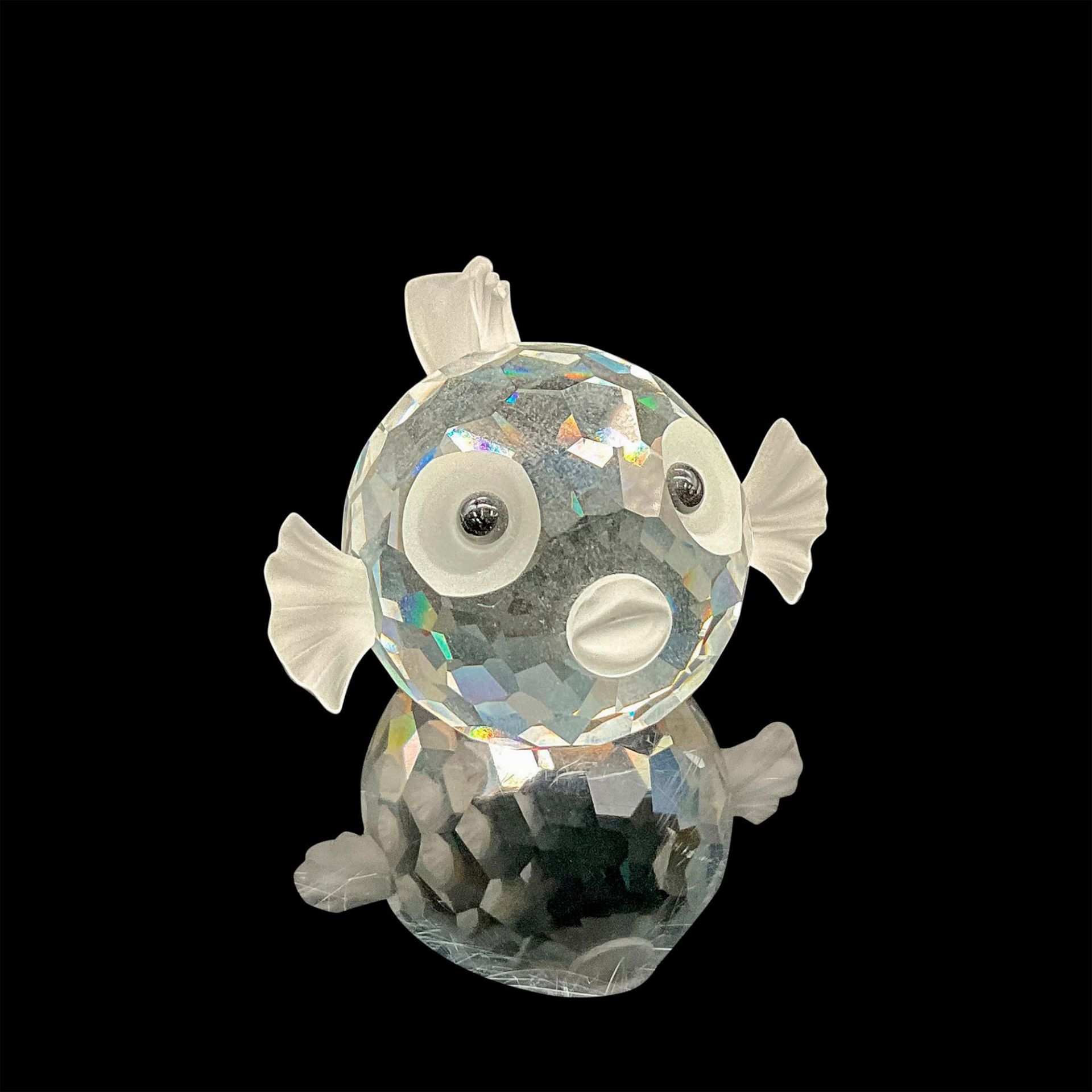Swarovski Silver Crystal Figurine, Blow Fish