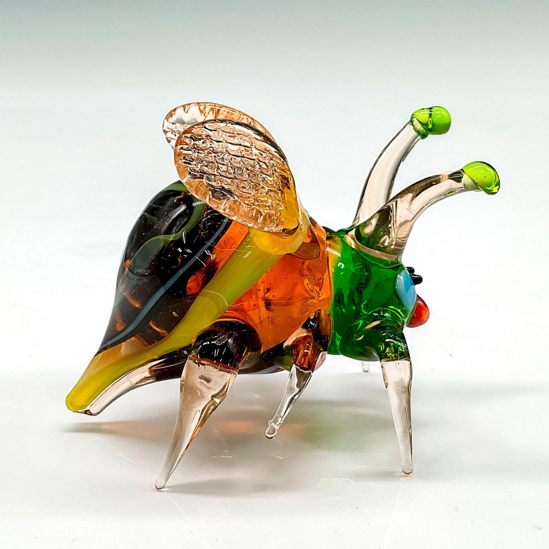 Collectible Murano Styled Glass Figurine, Bumble Bee - Image 2 of 3