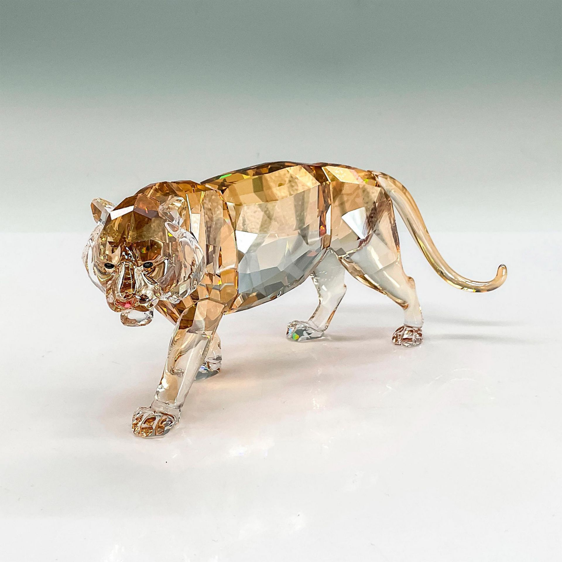 3pc Swarovski Crystal Figurines, Tiger and Cubs - Image 3 of 8