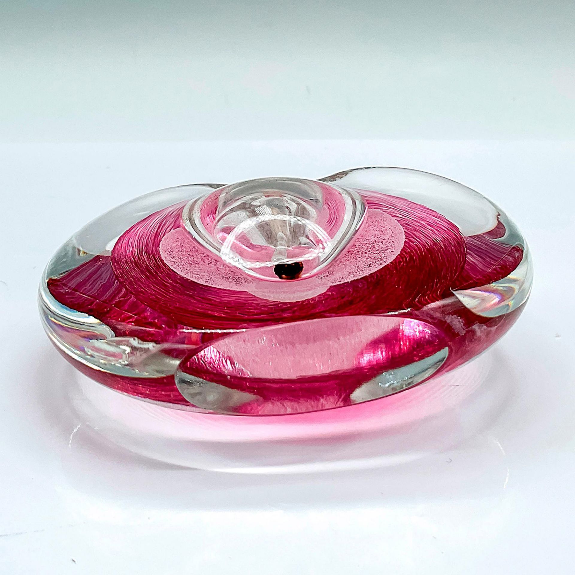 Art Studio Glass Heart Shaped Perfume Bottle - Bild 3 aus 3