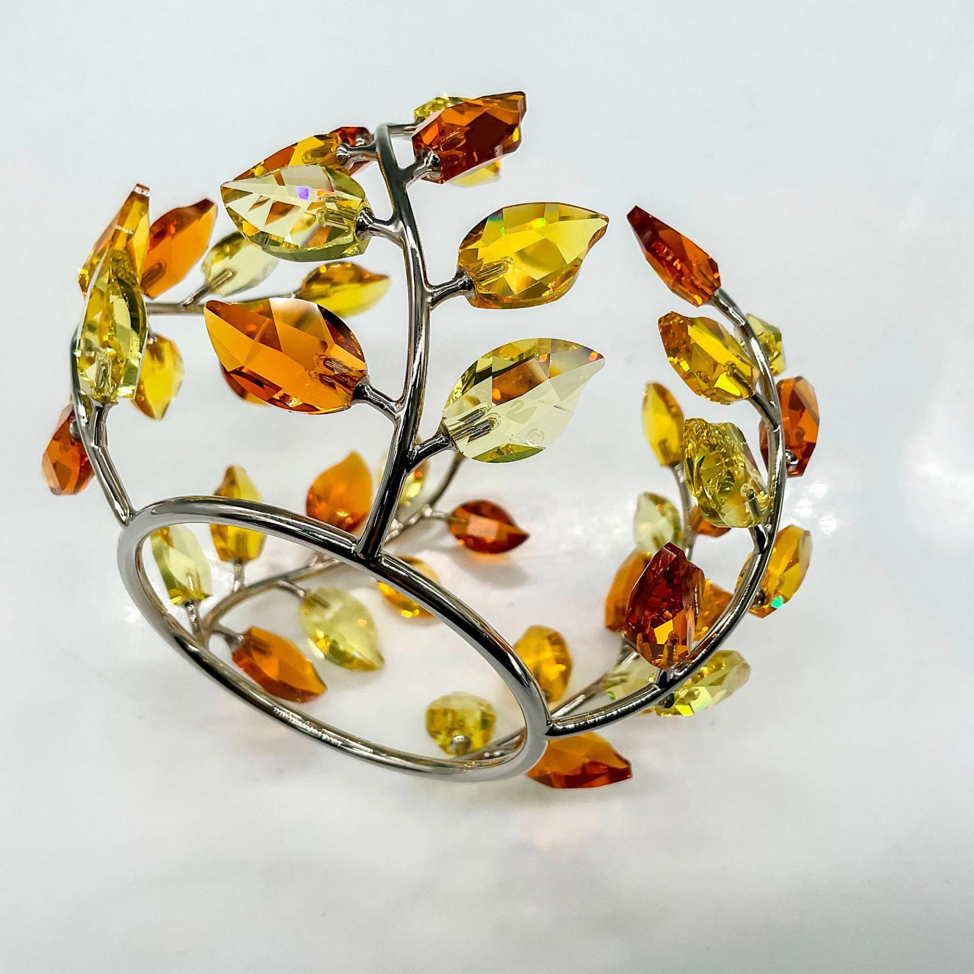 Swarovski Crystal Candle Holder, Autumn Leaves - Image 4 of 4
