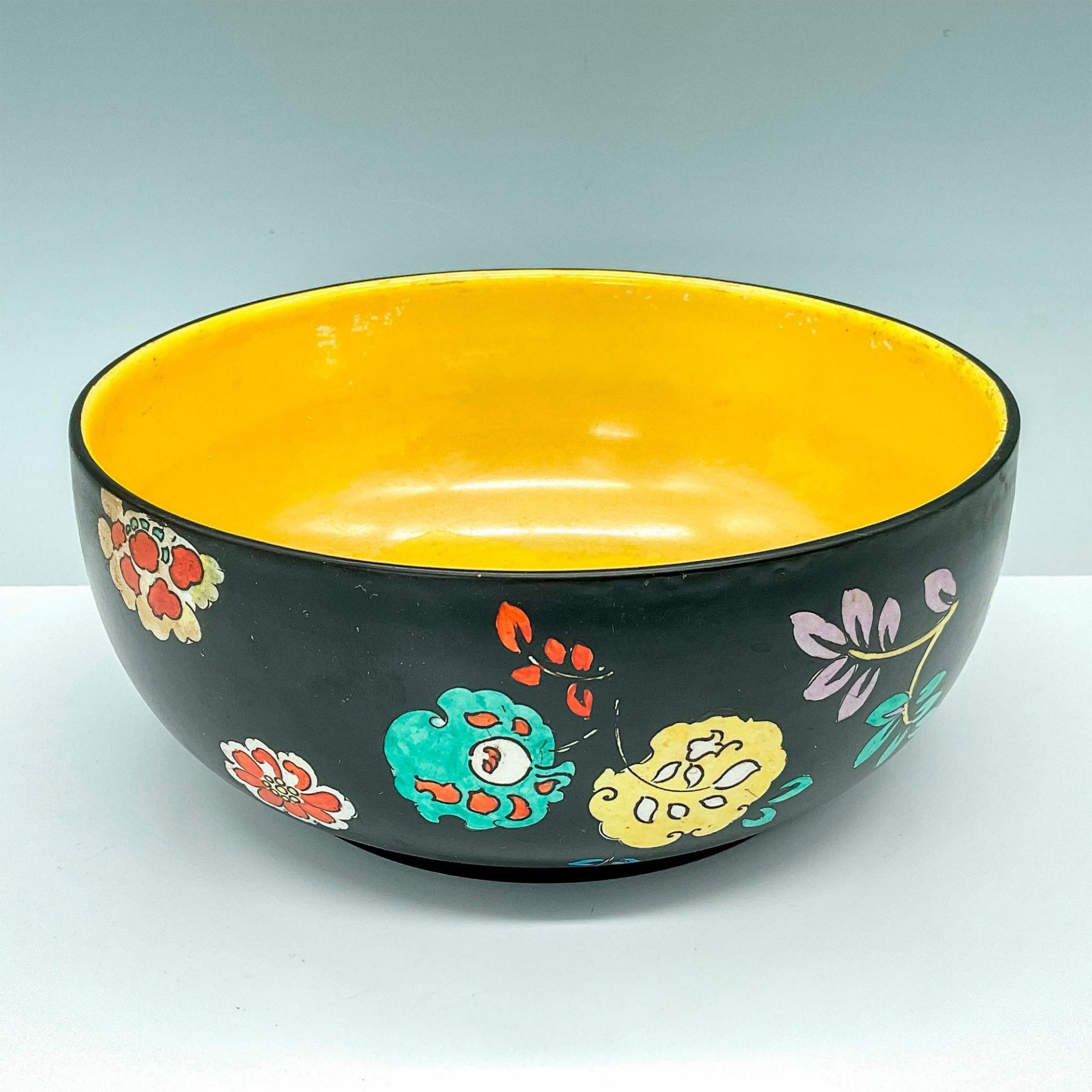 Coronet Art Pottery Bowl Black - Image 2 of 3