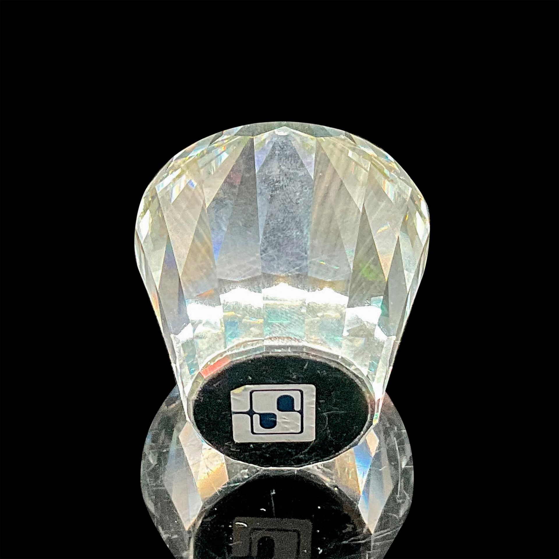 Swarovski Silver Crystal Figurine, Carousel Paperweight - Image 2 of 2