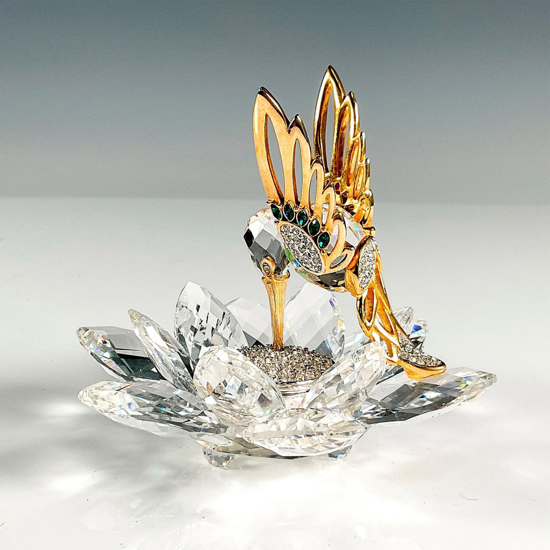 Swarovski Silver Crystal Figurine, Hummingbird in Flight - Image 2 of 4