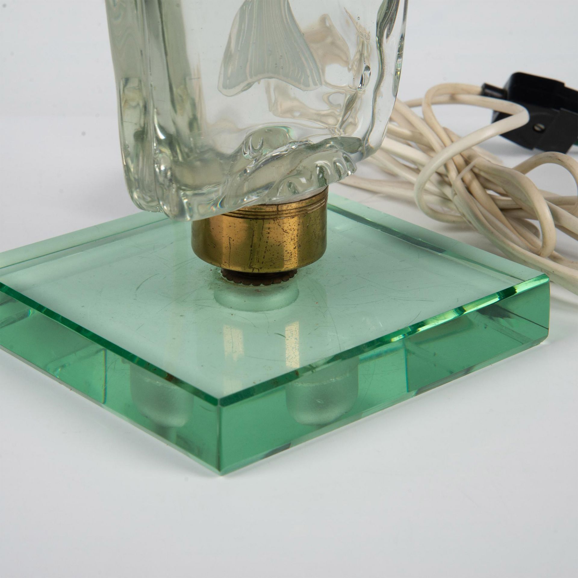 Murano Alfredo Barbini Glass Table Lamp - Bild 6 aus 8