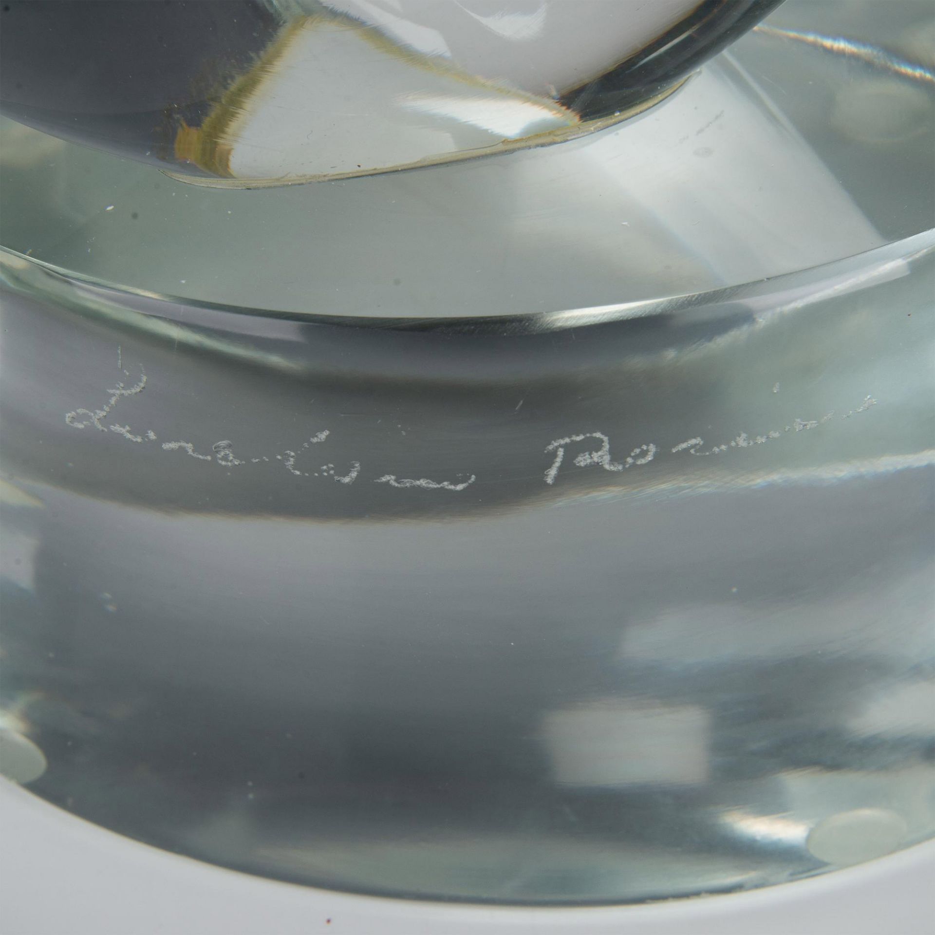Murano Loredano Rosin Glass Sculpture, Ribot - Image 2 of 6