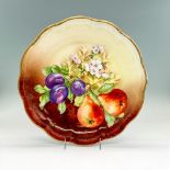 Vintage Decorative Porcelain Plate, Plums and Pears