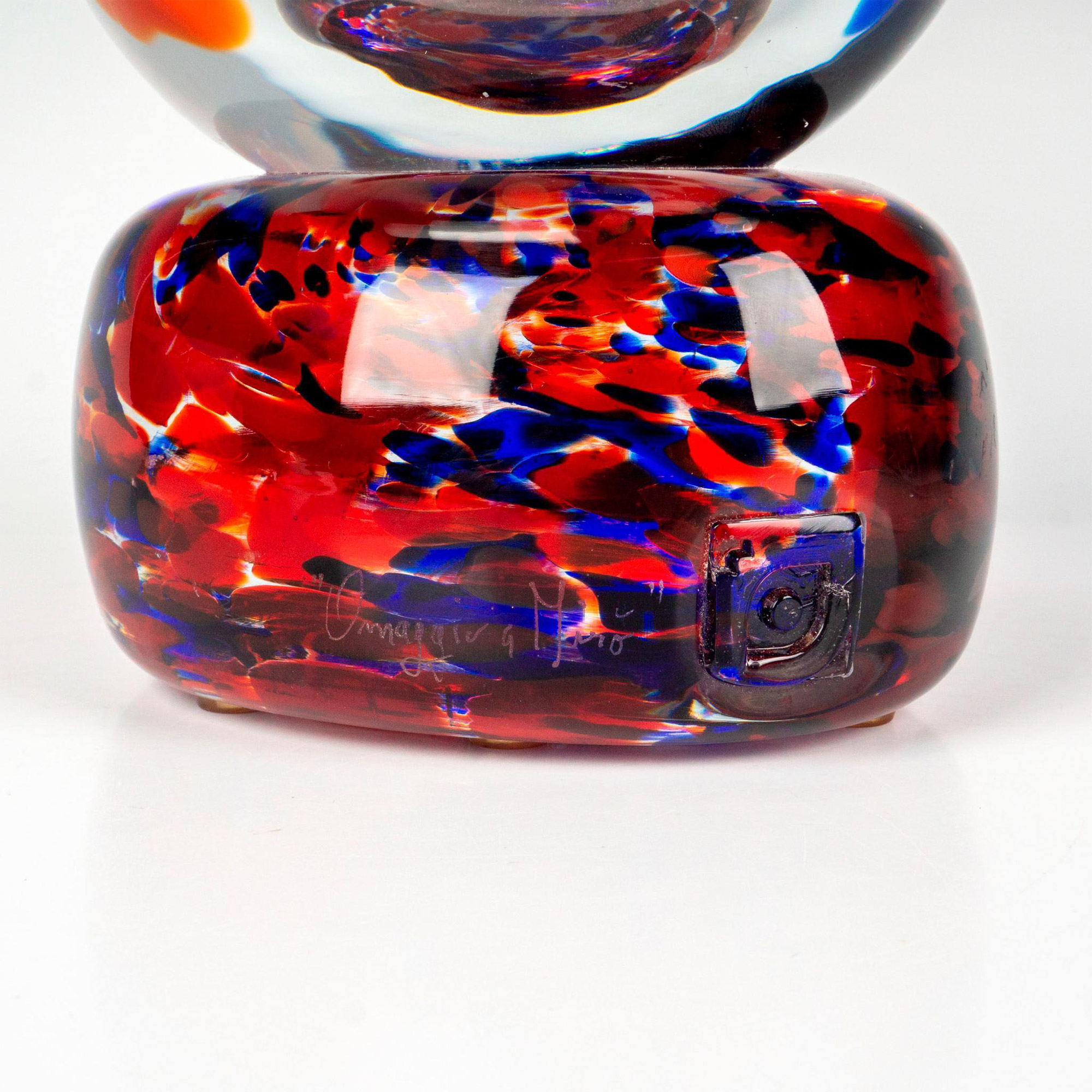 Murano Glass by Walter Furlan Picasso Vase, Vaso Miro 01 - Image 5 of 6