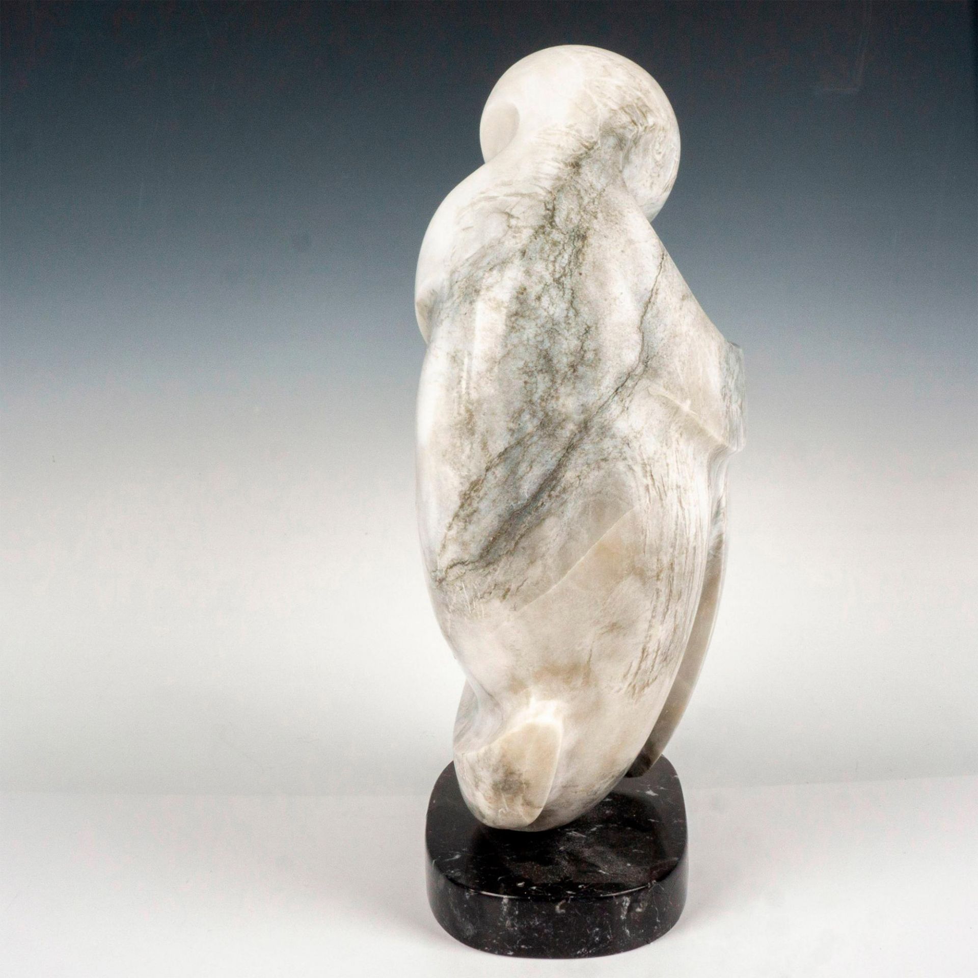 Mid Century Abstract Marble Sculpture, Crook - Image 4 of 5