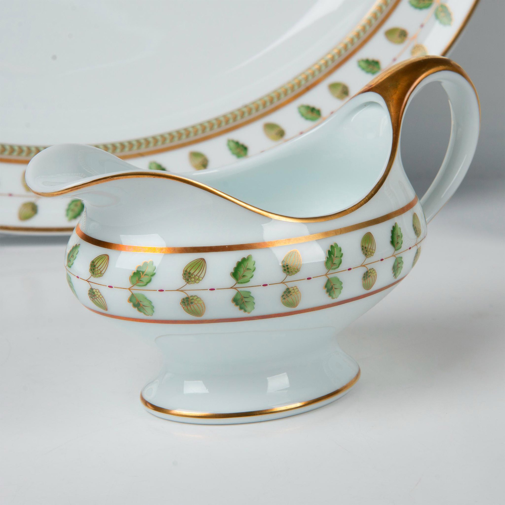 4pc Bernardaud Limoges Porcelain Serving Dishes, Constance - Image 3 of 8