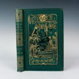 Jules Verne, Le Pays des Fourrures, A L'Obus, Green Cover
