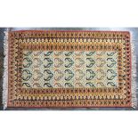 Small Woven Kurdish Style Rug