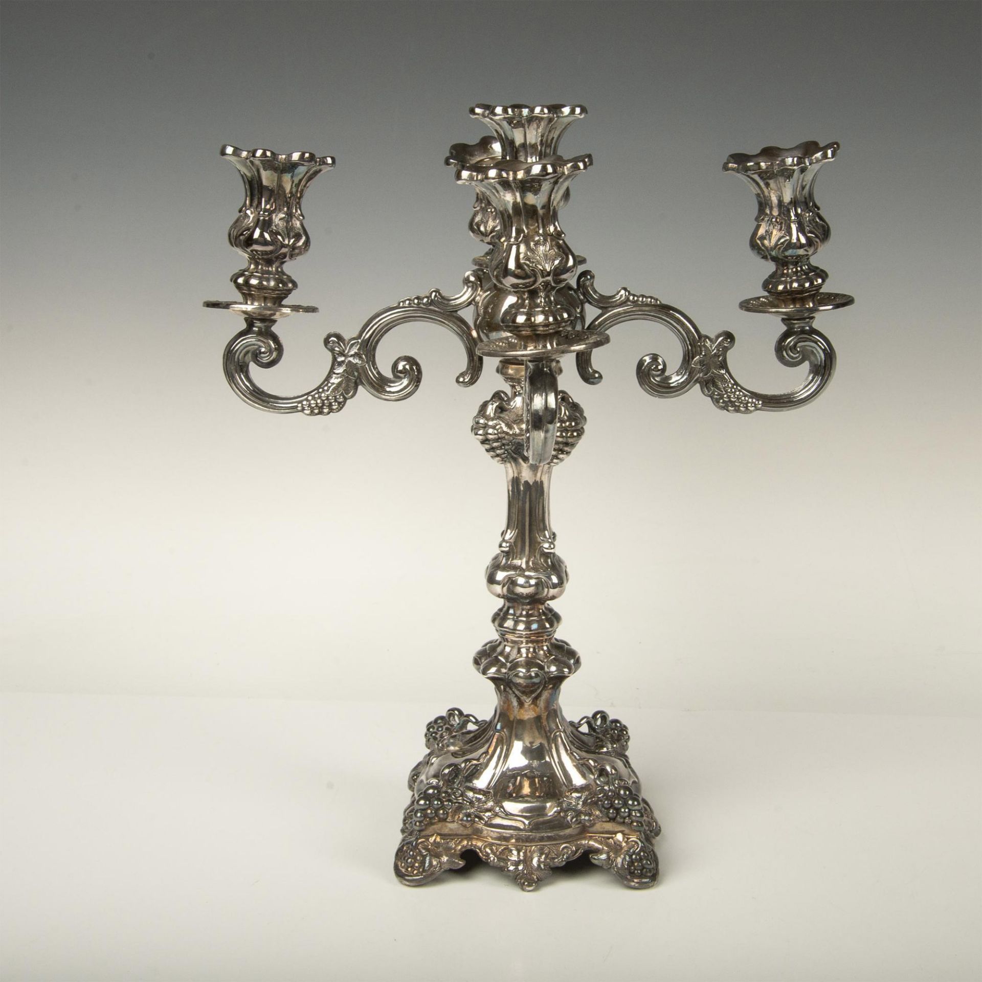 Sterling Silver 5-Candle Candelabra Marked 925 - Image 2 of 5