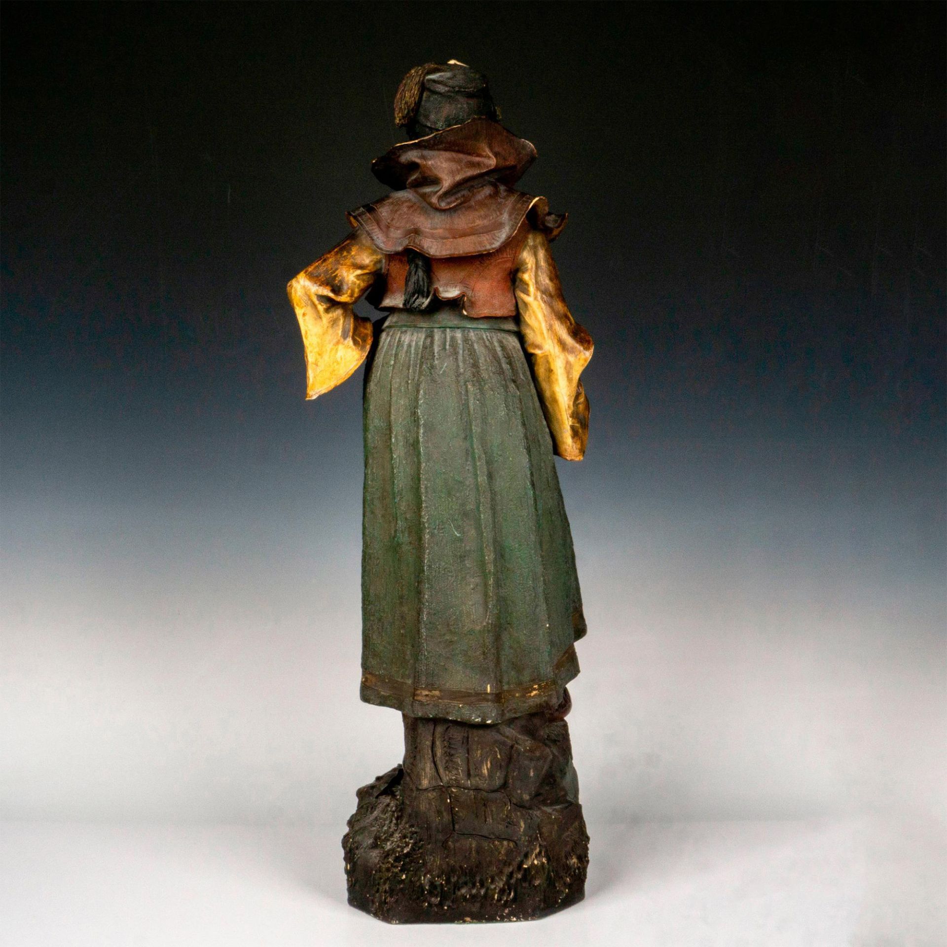 Vintage Ceramic Sculpture of a Romani Gypsy Woman - Image 2 of 4