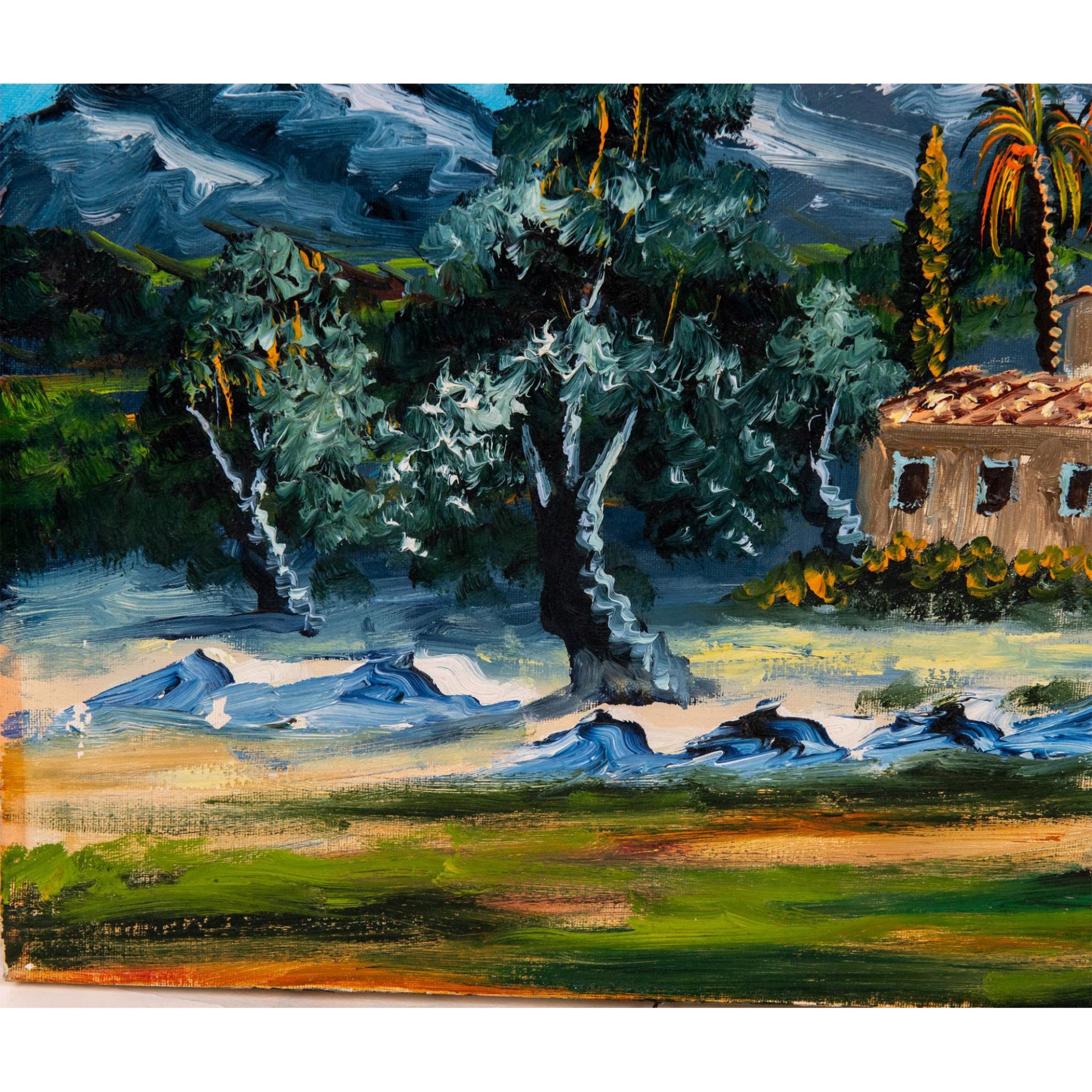 Boix, Original Oil on Canvas, Mountainous Landscape, Signed - Bild 3 aus 4