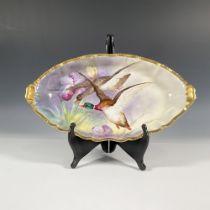 French Porcelain Limoges Decorative Centerpiece Bowl