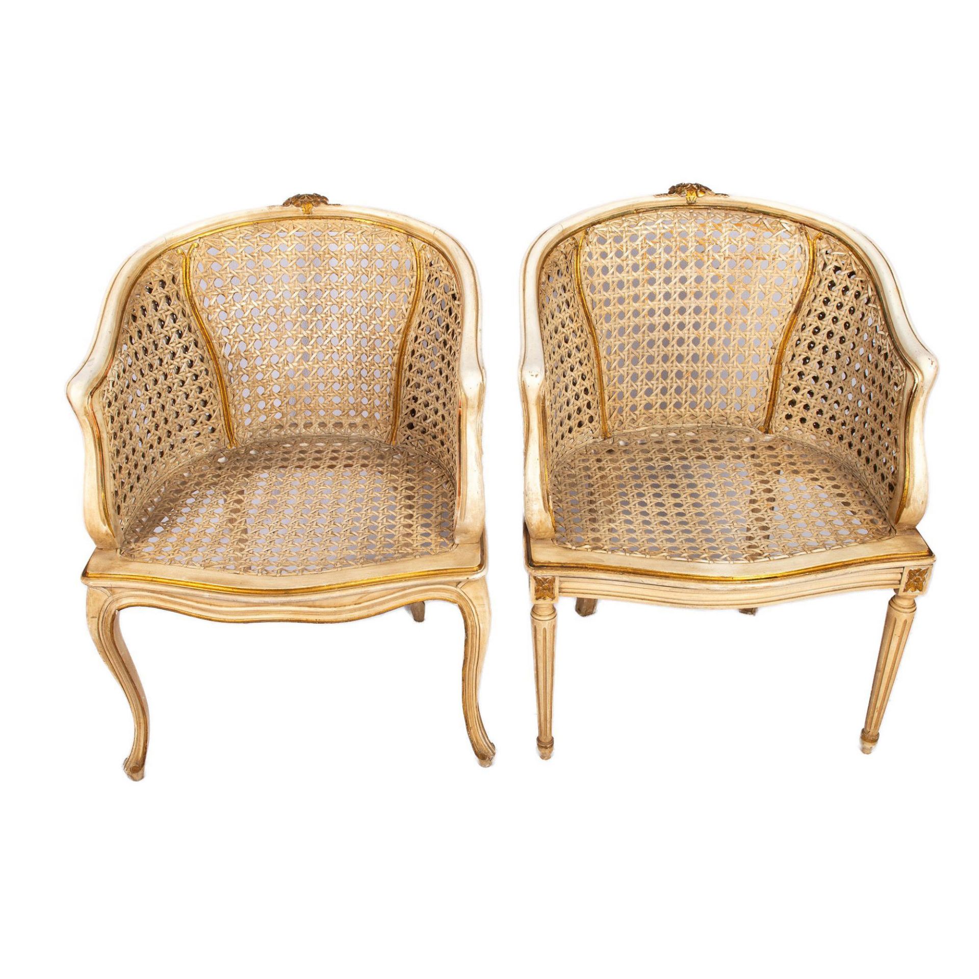 Pair of Vintage French Style Armchairs - Bild 2 aus 4