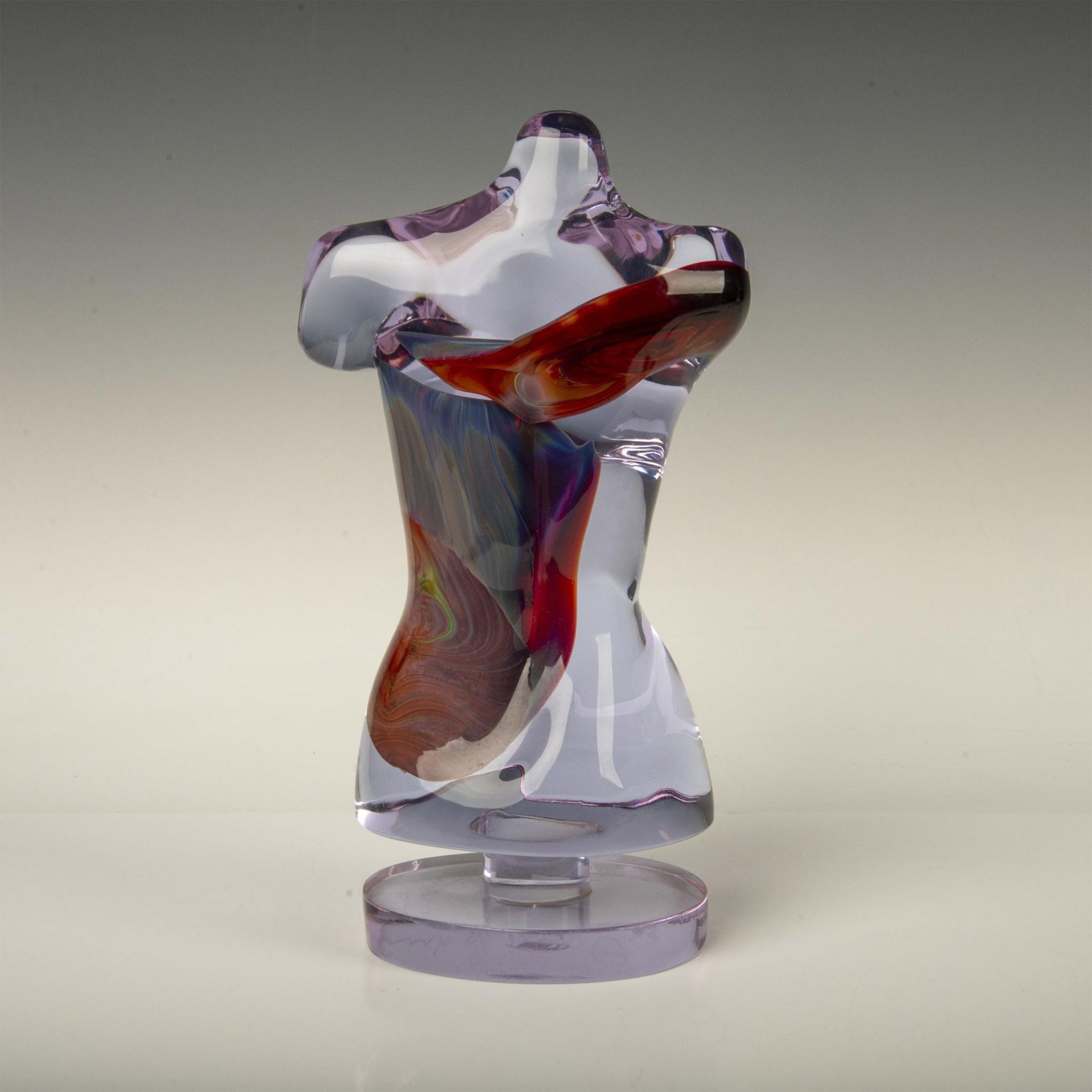 Dino Rosin Art Glass Bodice of Aphrodite Sculpture - Image 4 of 7