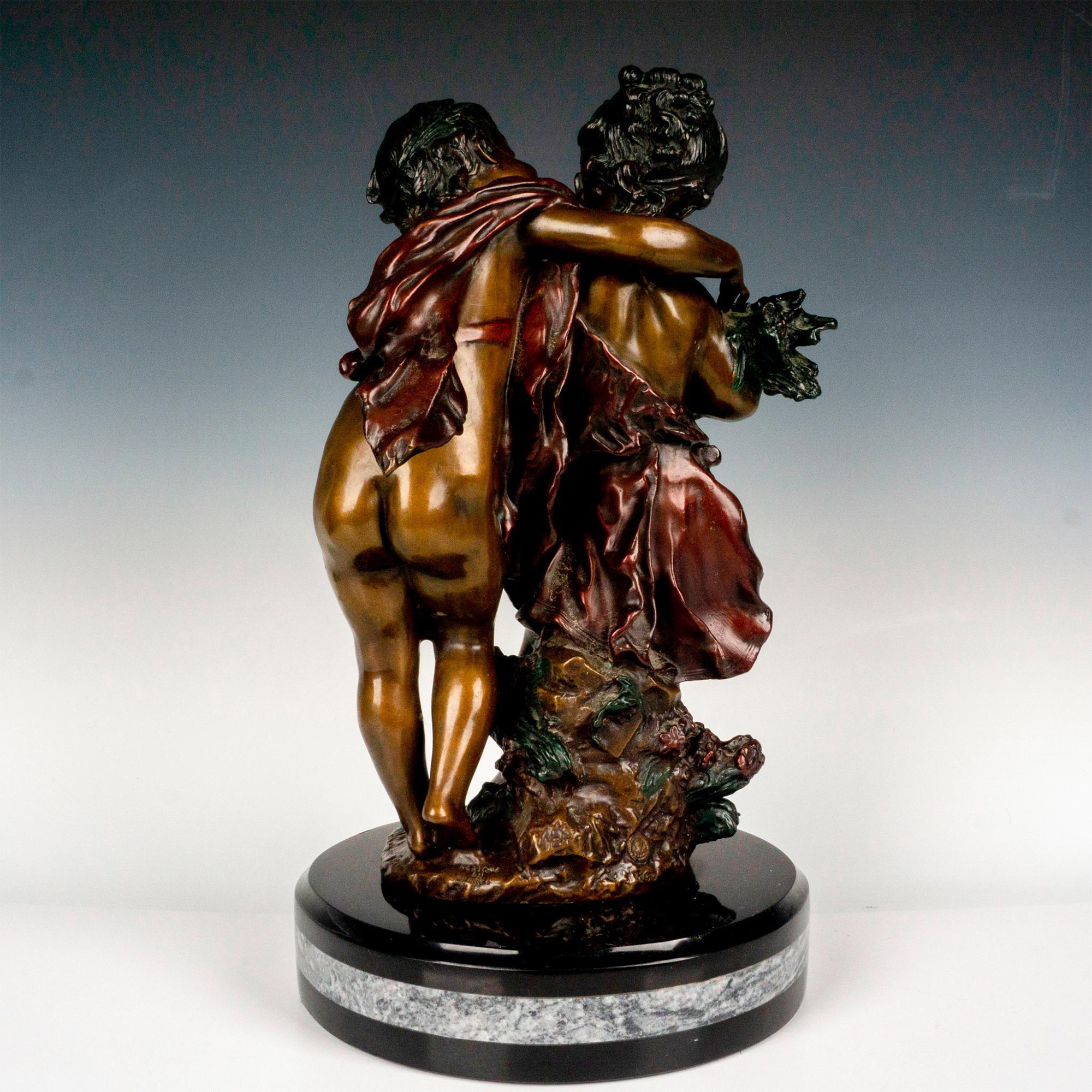 After Auguste Moreau (French, 1834-1917) Bronze Sculpture - Image 2 of 6