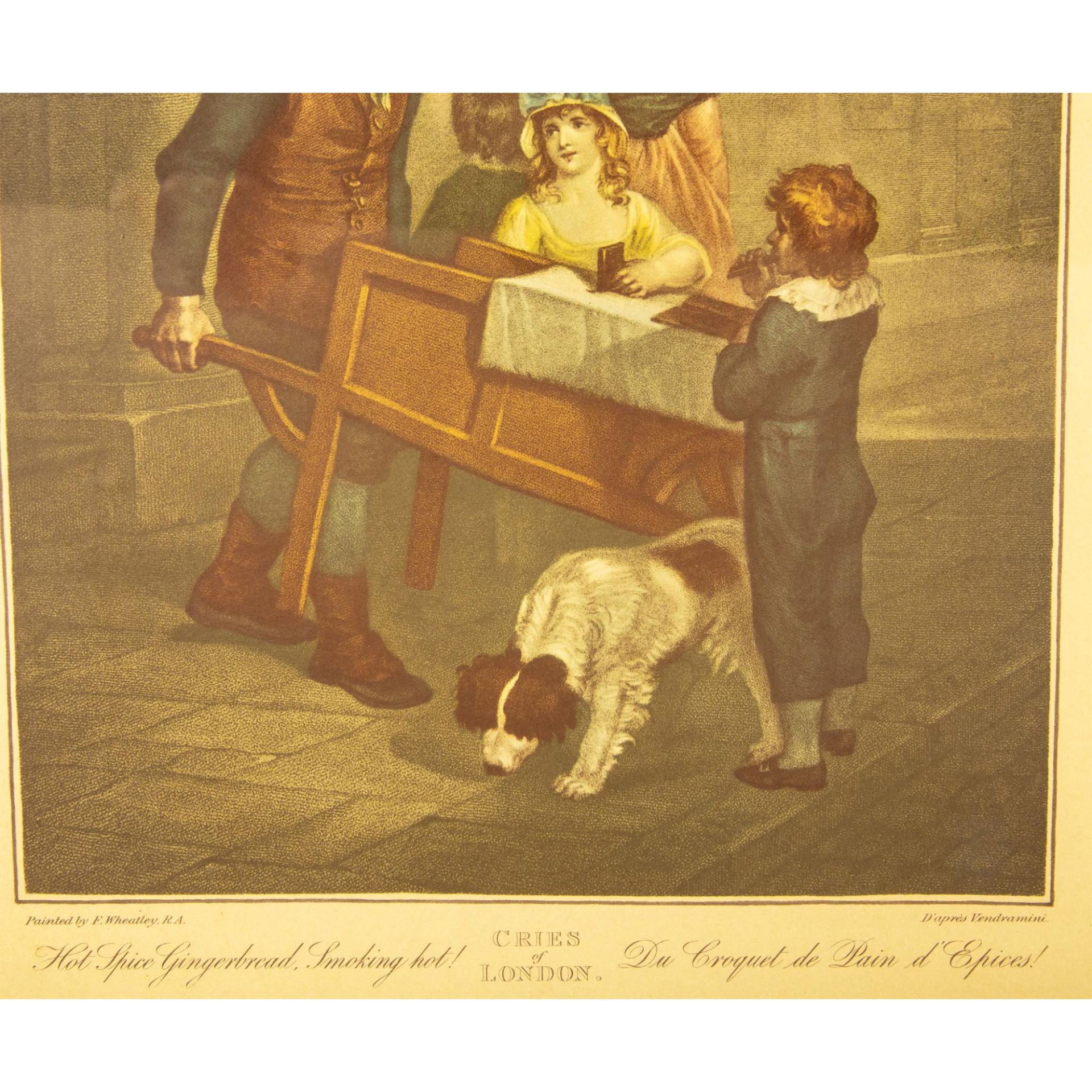After Wheatley, Original Color Engraving, Cries of London - Image 3 of 6