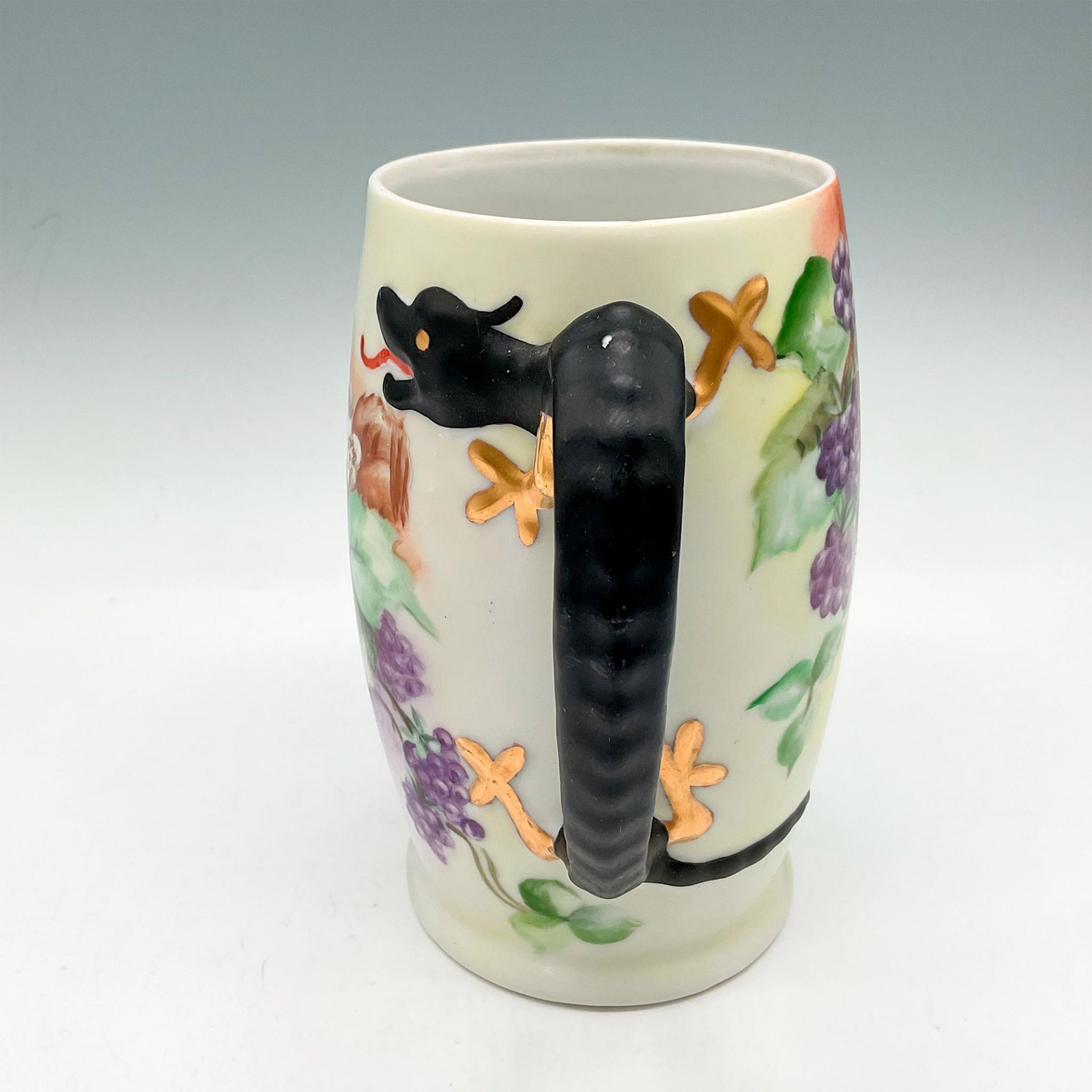 Bavarian Porcelain Dragon Handled Mug - Image 3 of 4