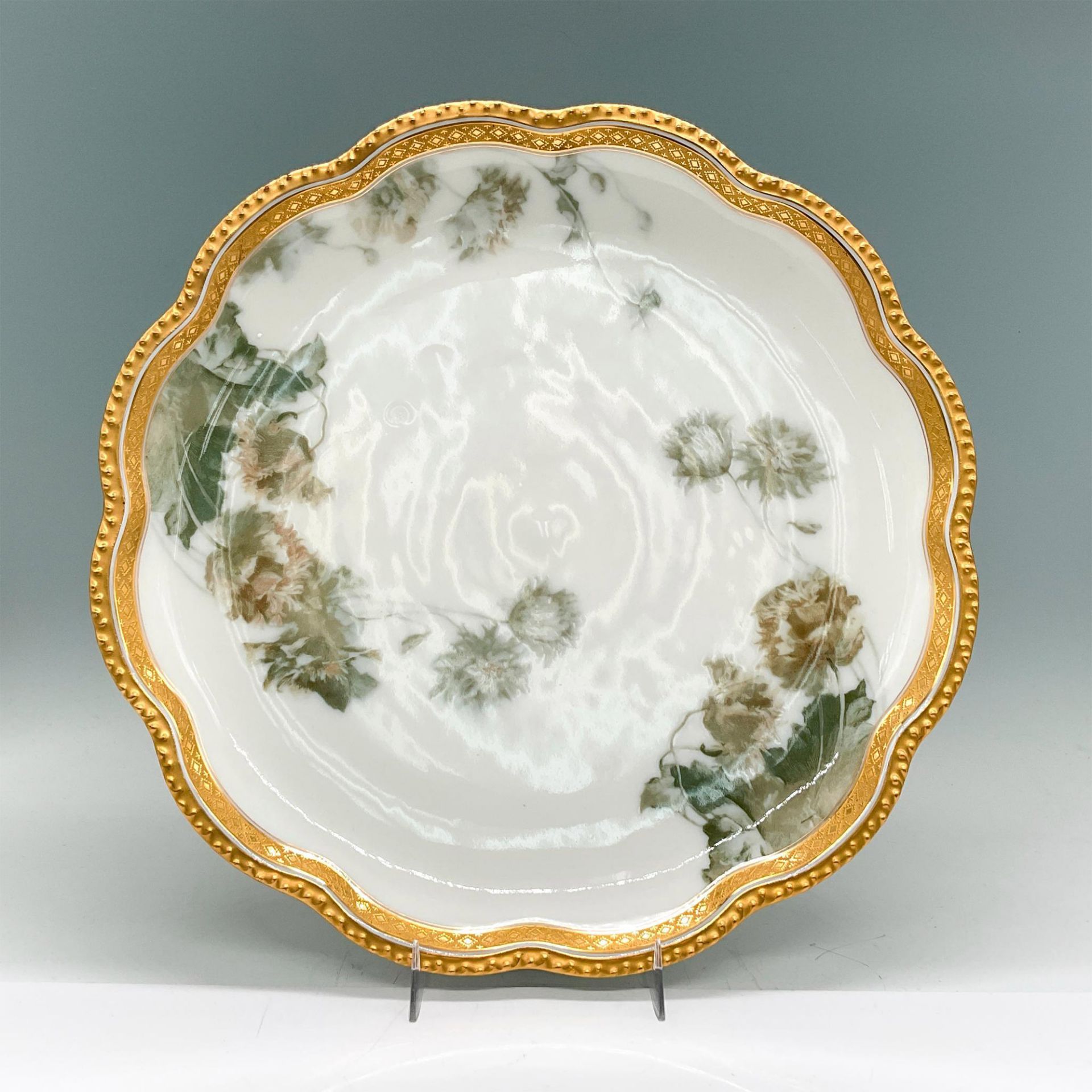 2pc Haviland & Co. Decorative Limoges Plates, Dandelions - Image 2 of 6