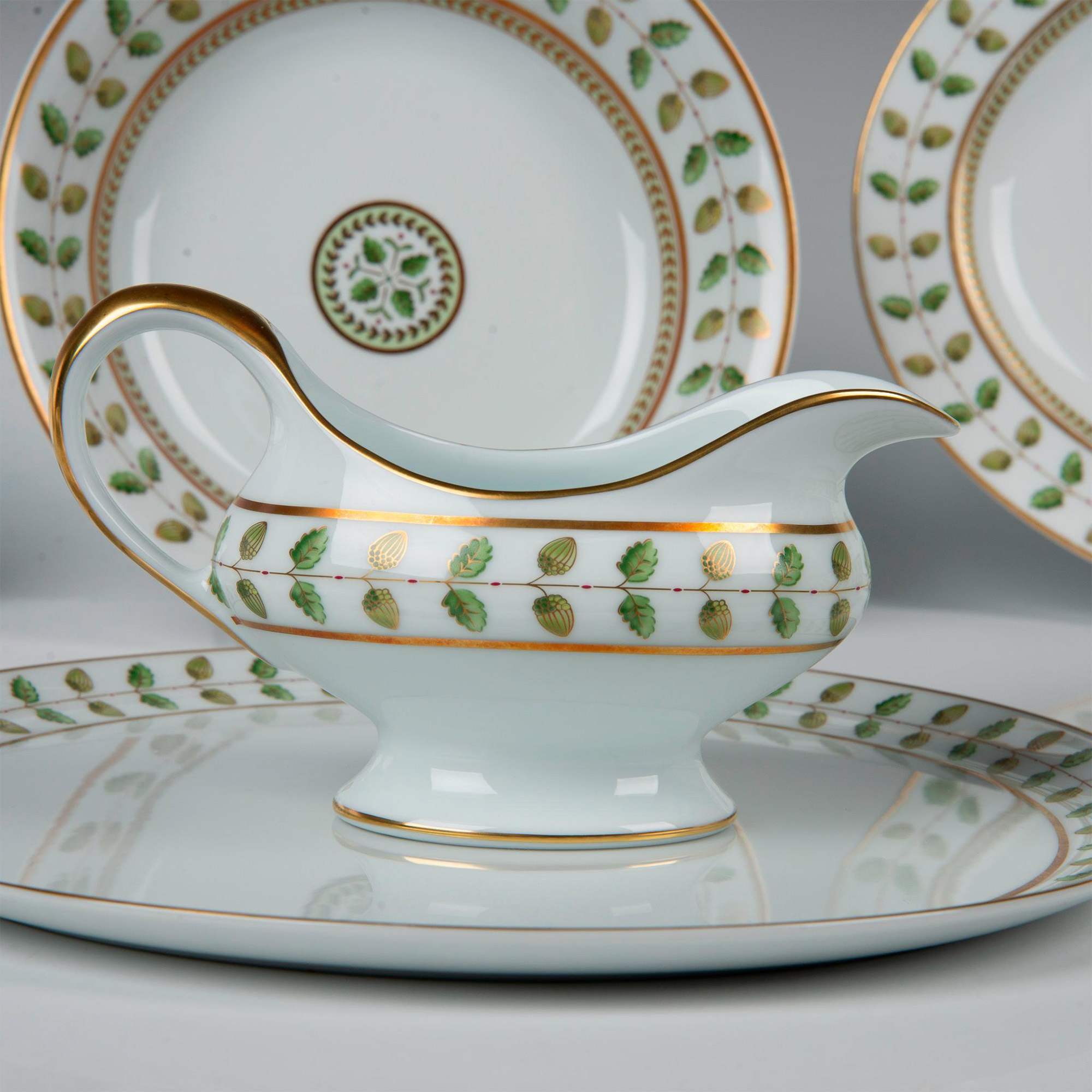 9pc Bernardaud Limoges Porcelain Serving Platters, Constance - Image 4 of 7