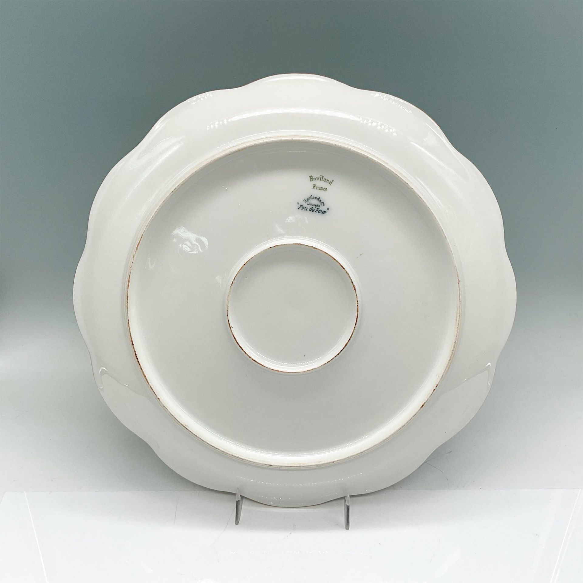2pc Haviland & Co. Decorative Limoges Plates, Dandelions - Image 3 of 6