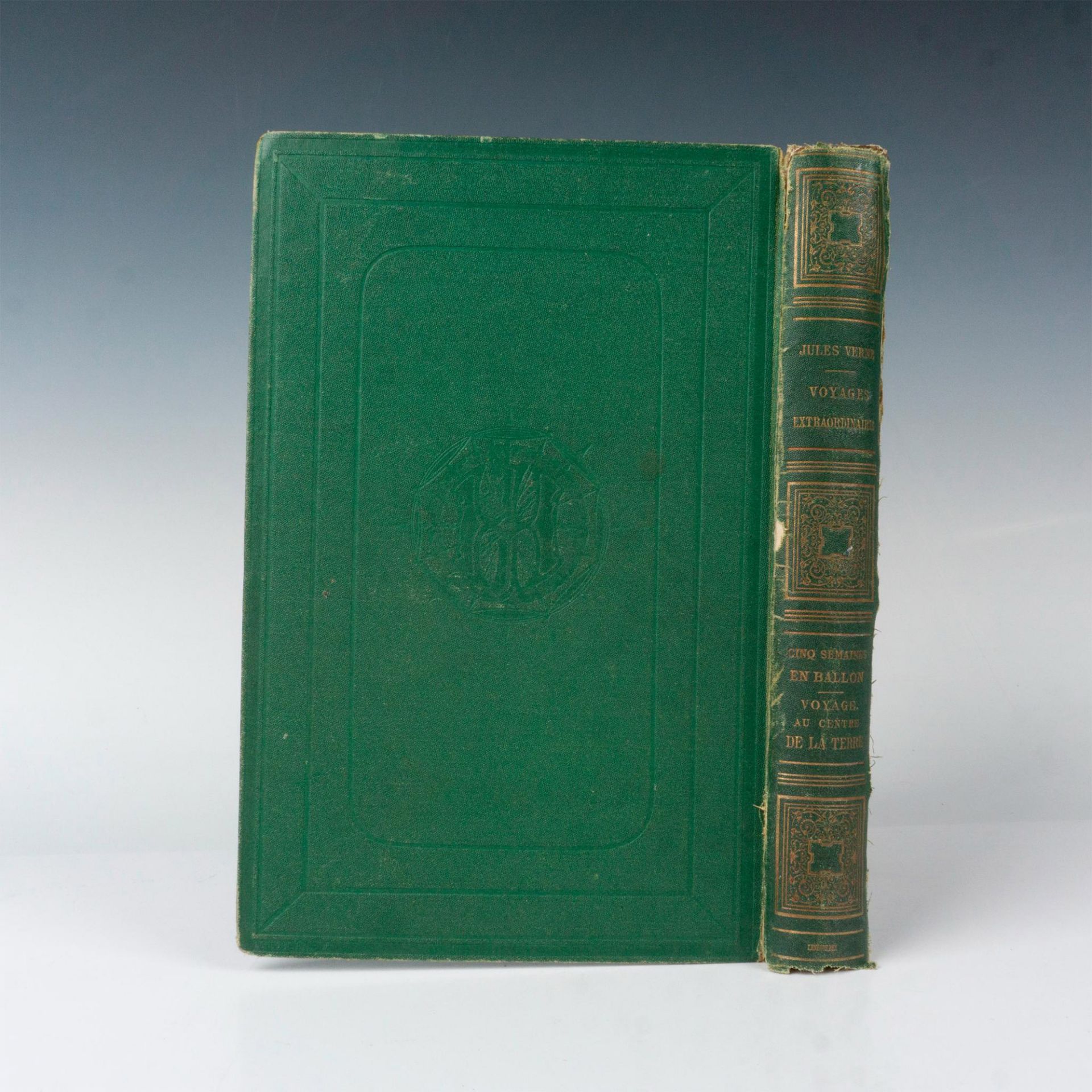 Jules Verne, Cinq Semaines en Ballon, A L'Obus, Green Cover - Image 2 of 3