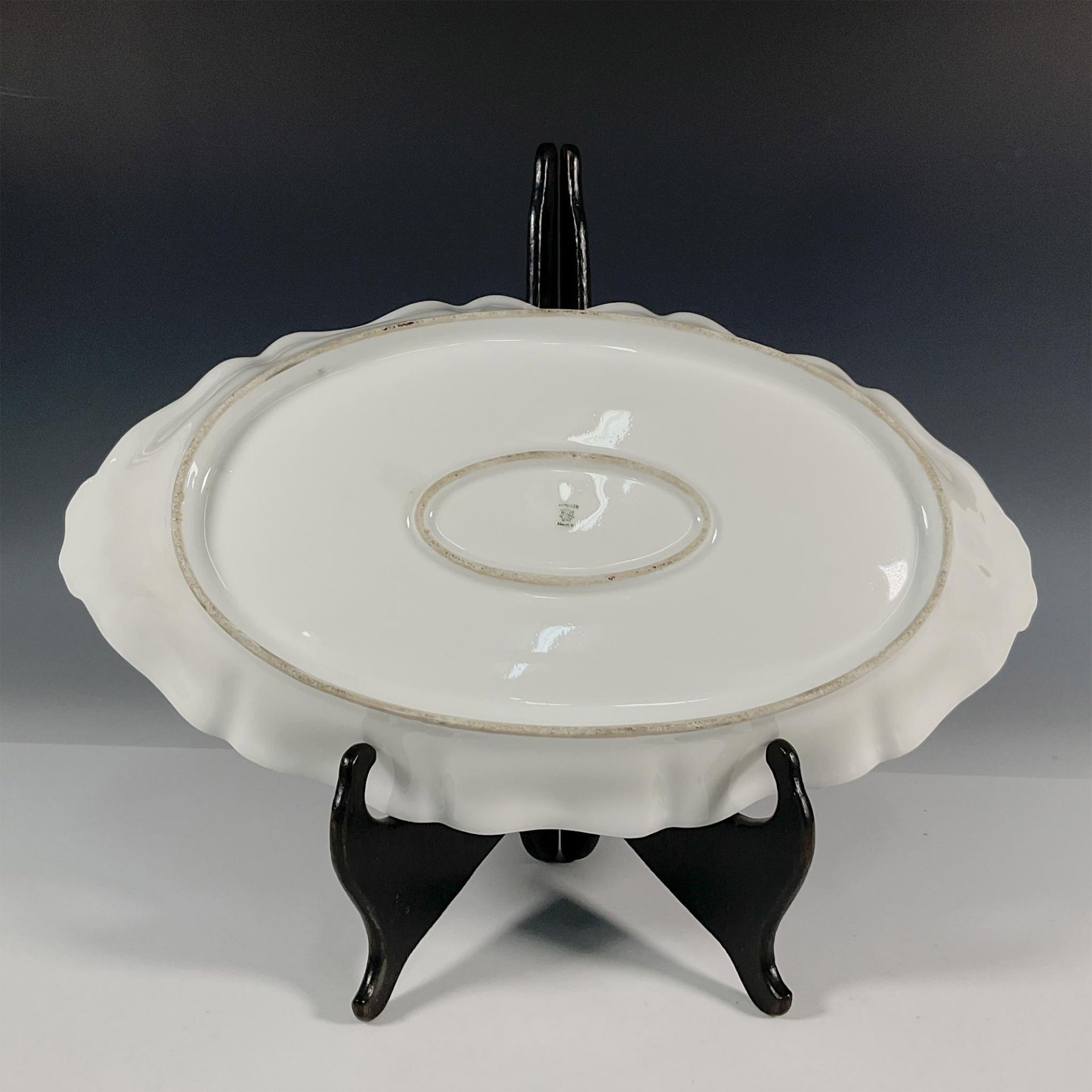 French Porcelain Limoges Decorative Centerpiece Bowl - Image 2 of 2