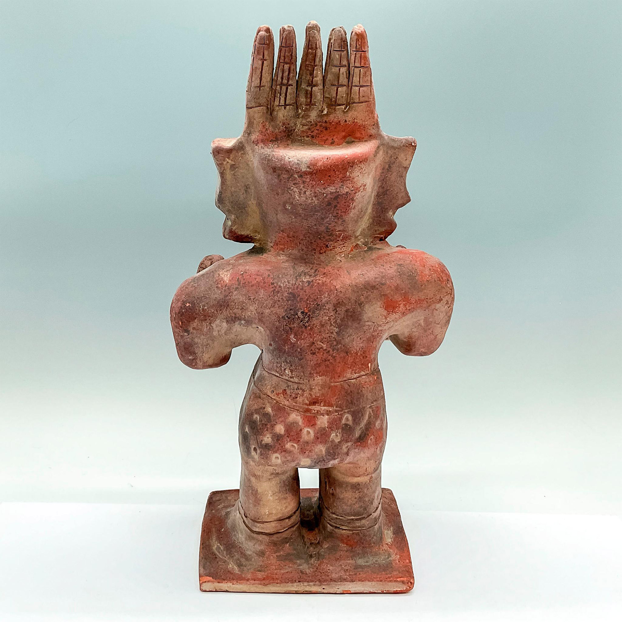 Vintage Terracotta Mesoamerican Style Idol Figurine - Image 2 of 3