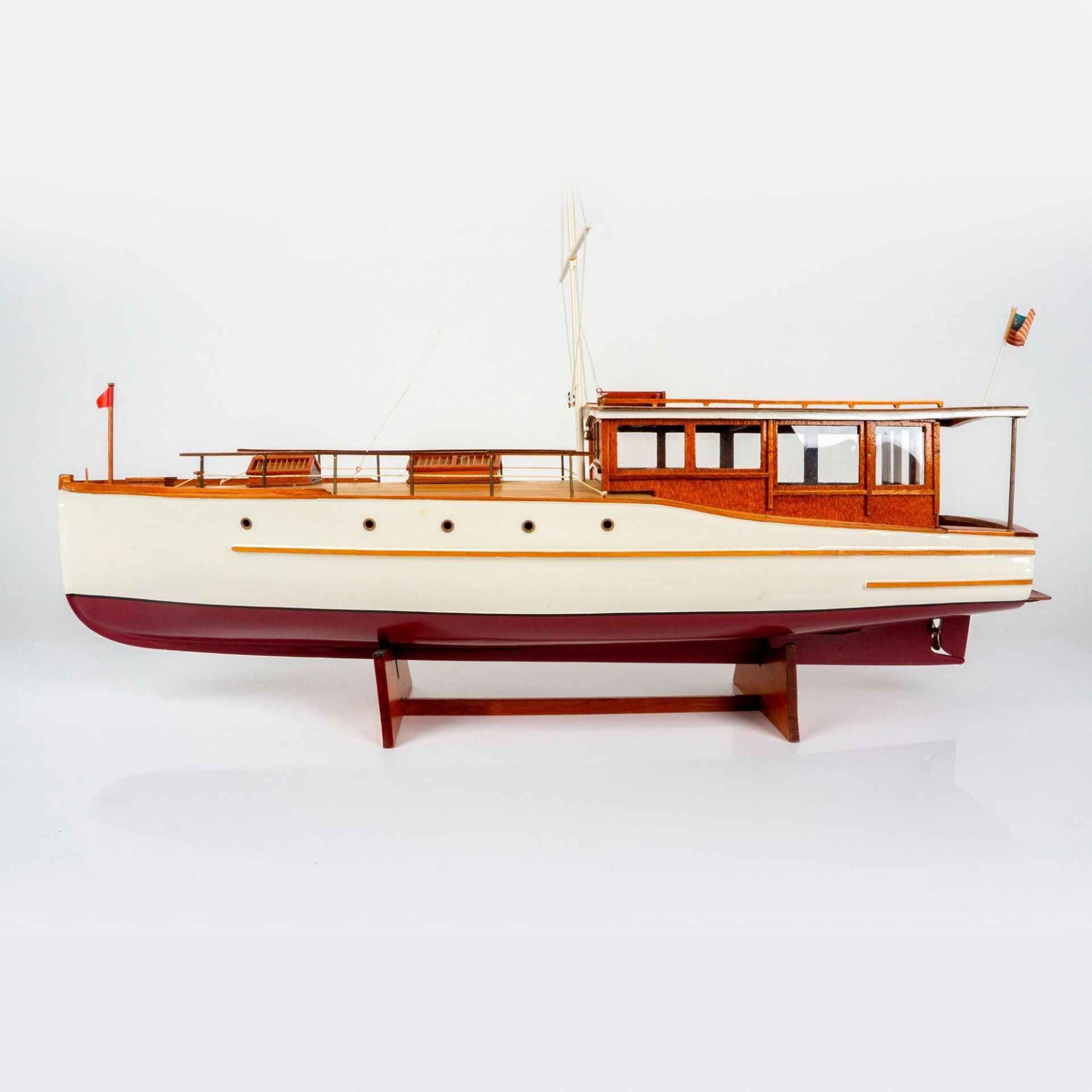 1929 Lake Union Dreamboat Large Wood Model Boat - Image 2 of 5