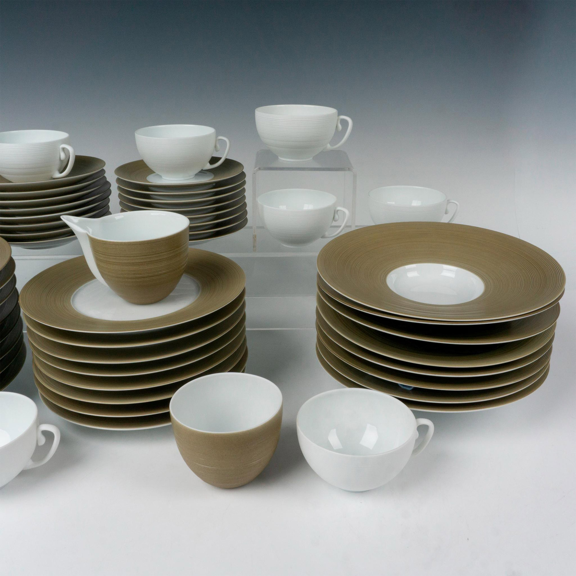 50pc JL Coquet Limoges 6 Piece Service for 8, Hemisphere - Image 3 of 5