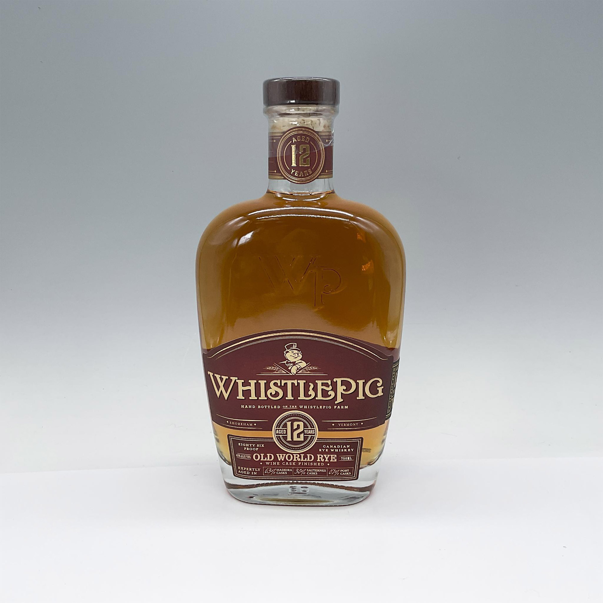 Whistlepig 12 Year Old World Rye Whiskey 86 Proof