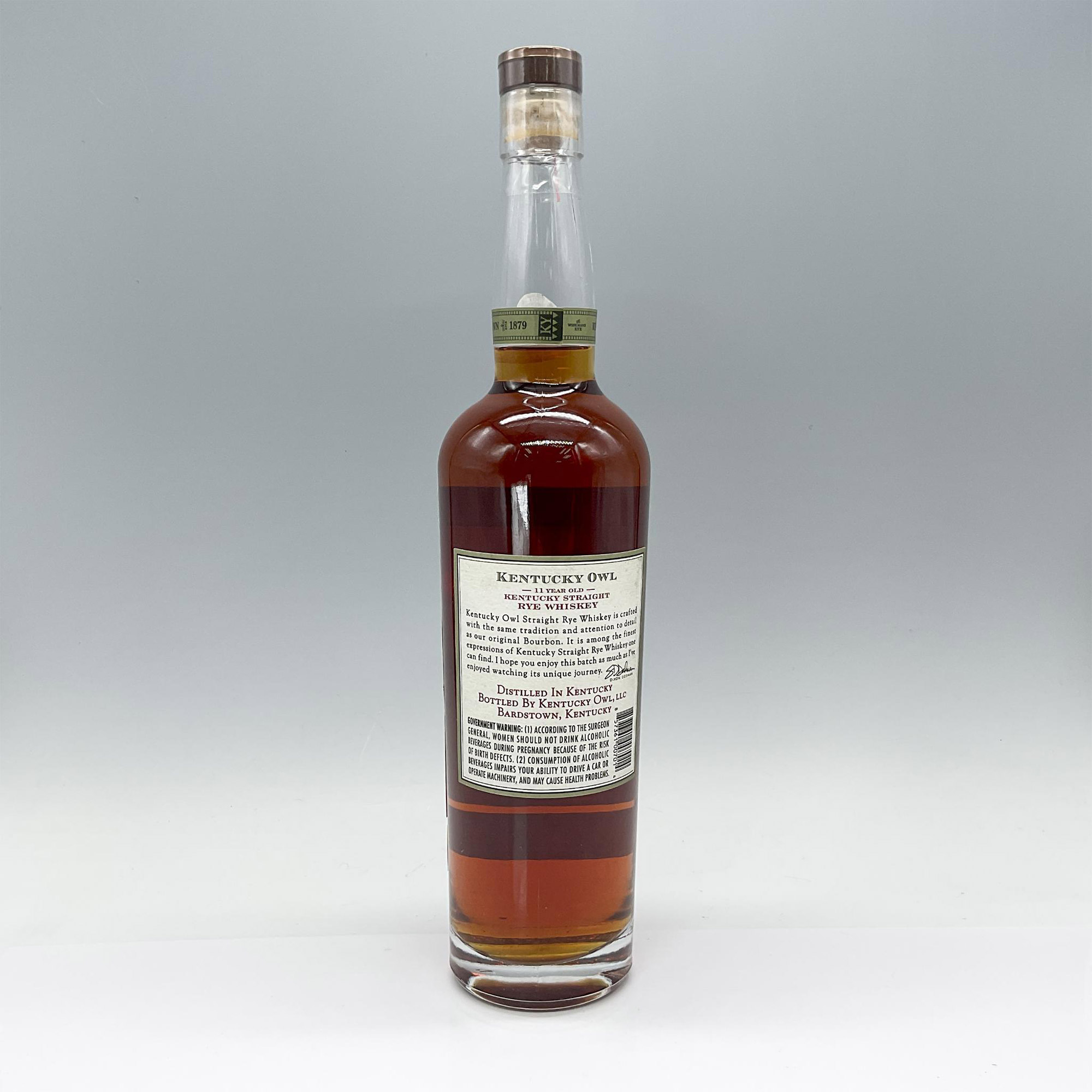 Kentucky Owl Kentucky Straight Rye Whiskey 11 Year Batch 2 - Image 2 of 3