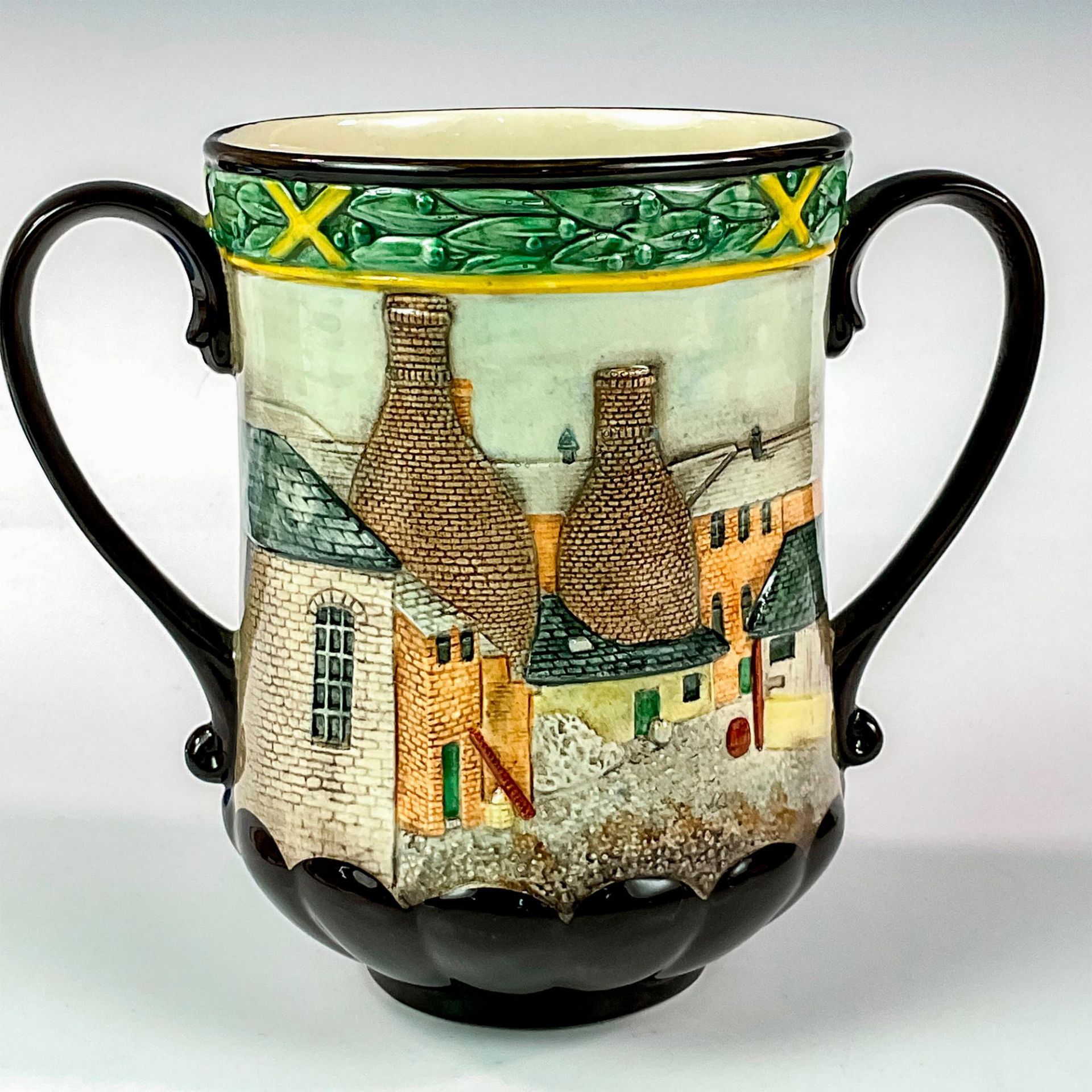 Royal Doulton Loving Cup, Pottery in the Past D6696 - Bild 2 aus 3