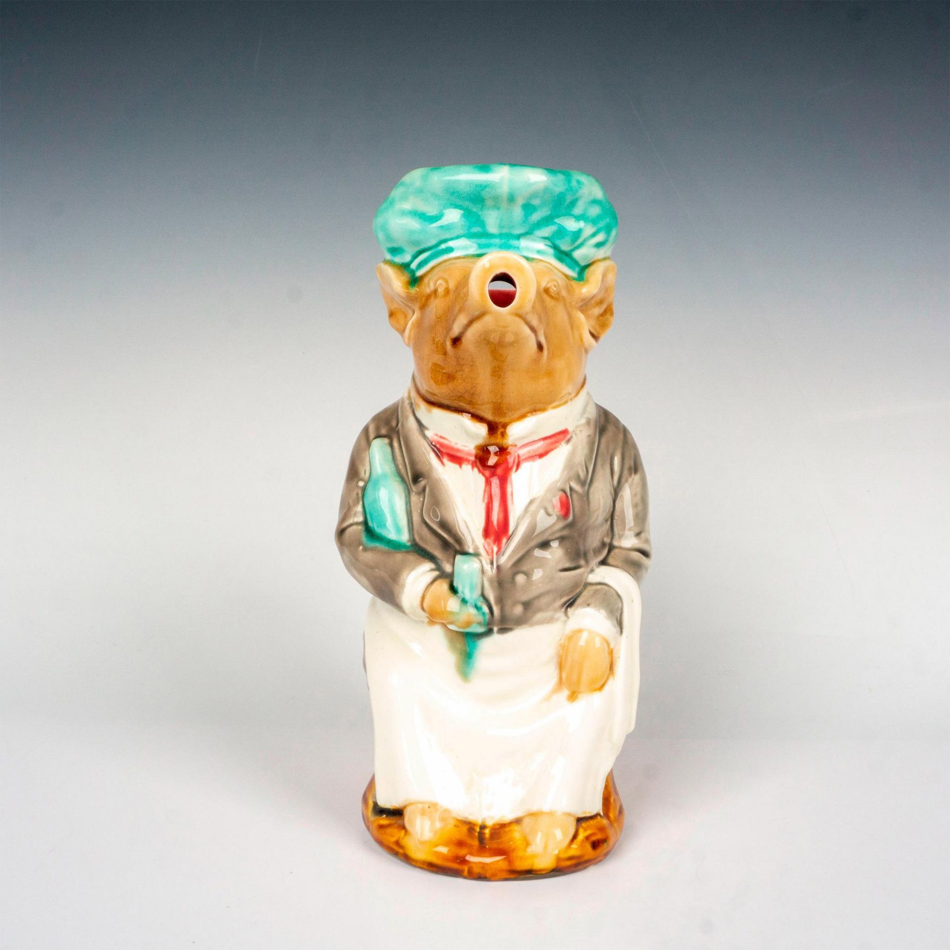 Onnaing Majolica Toby Jug, Maitre D'Hotel