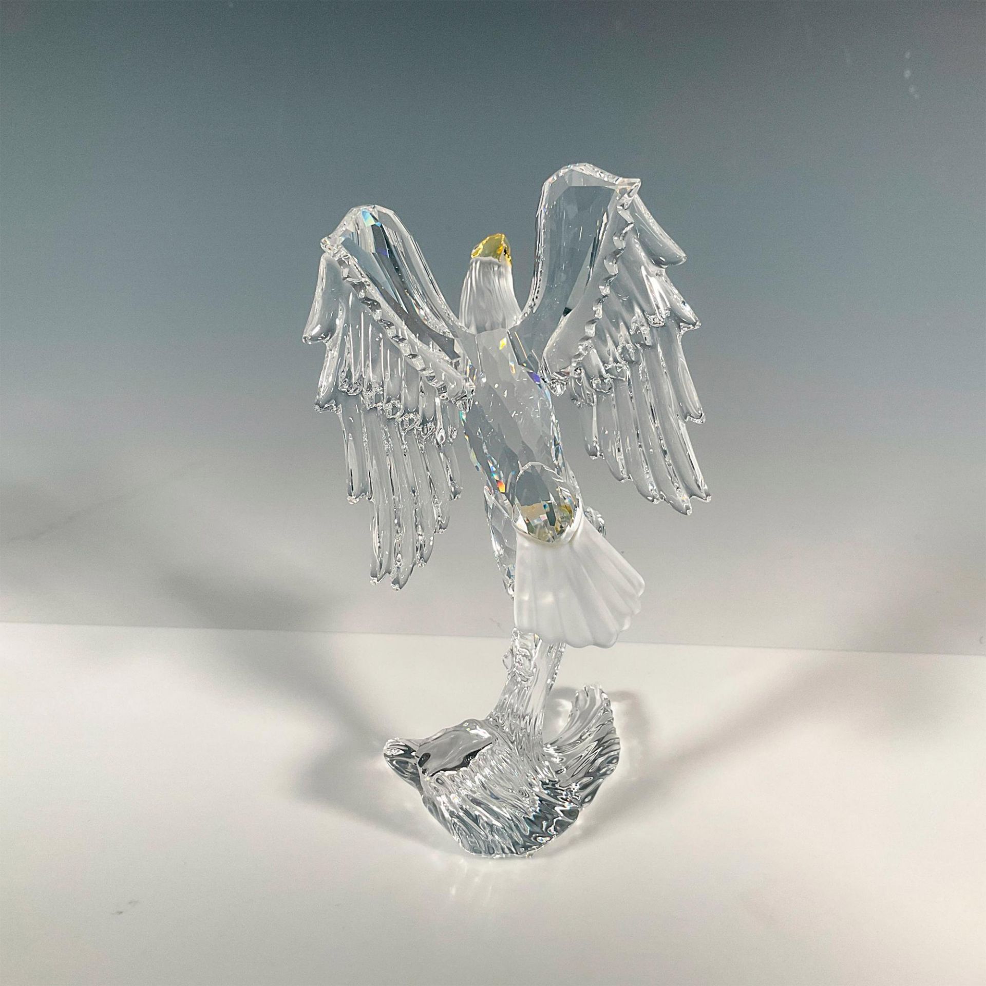 Swarovski Silver Crystal Figurine, Bald Eagle - Image 2 of 4