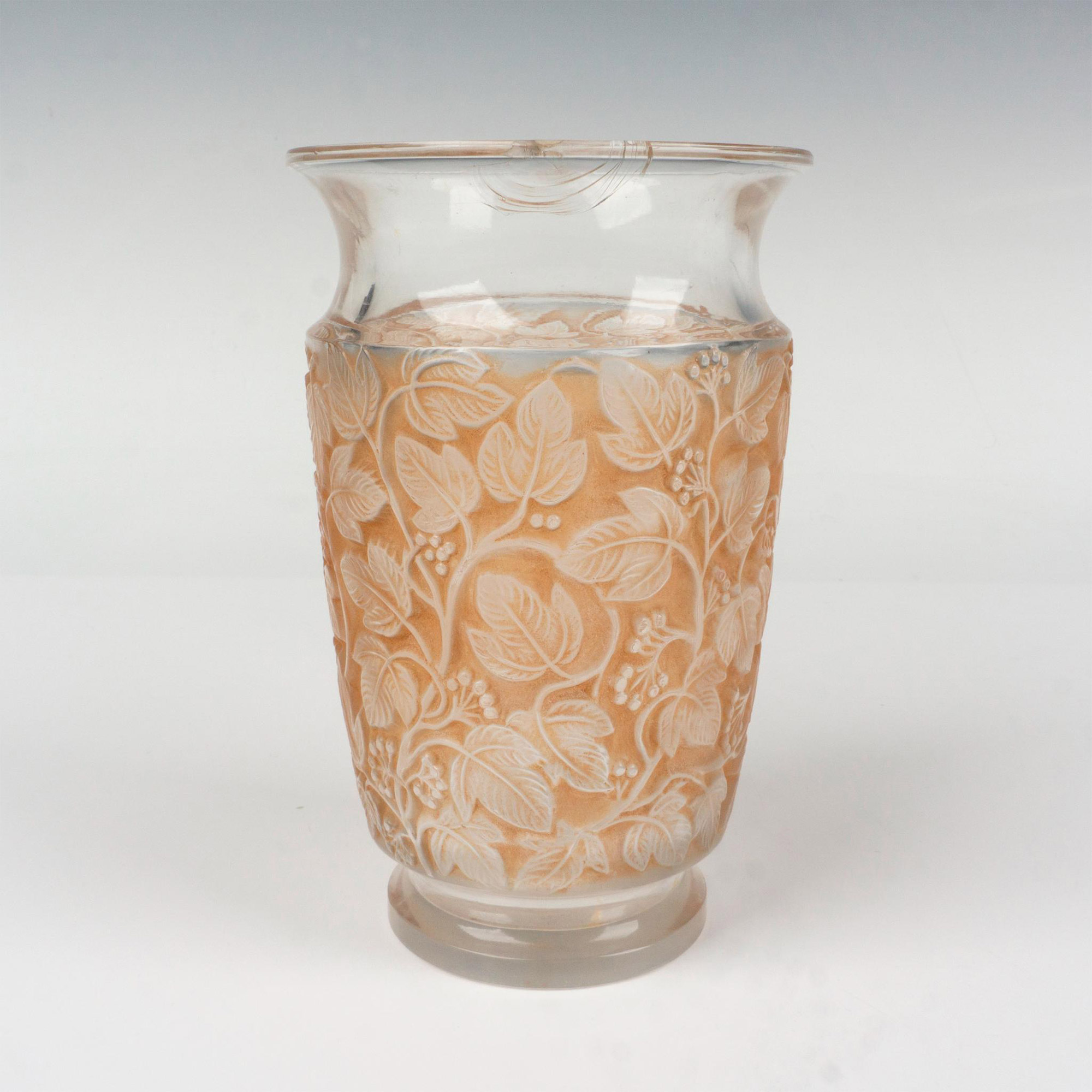 Rene Lalique Glass Vase, Deauville 10-935 - Image 3 of 6