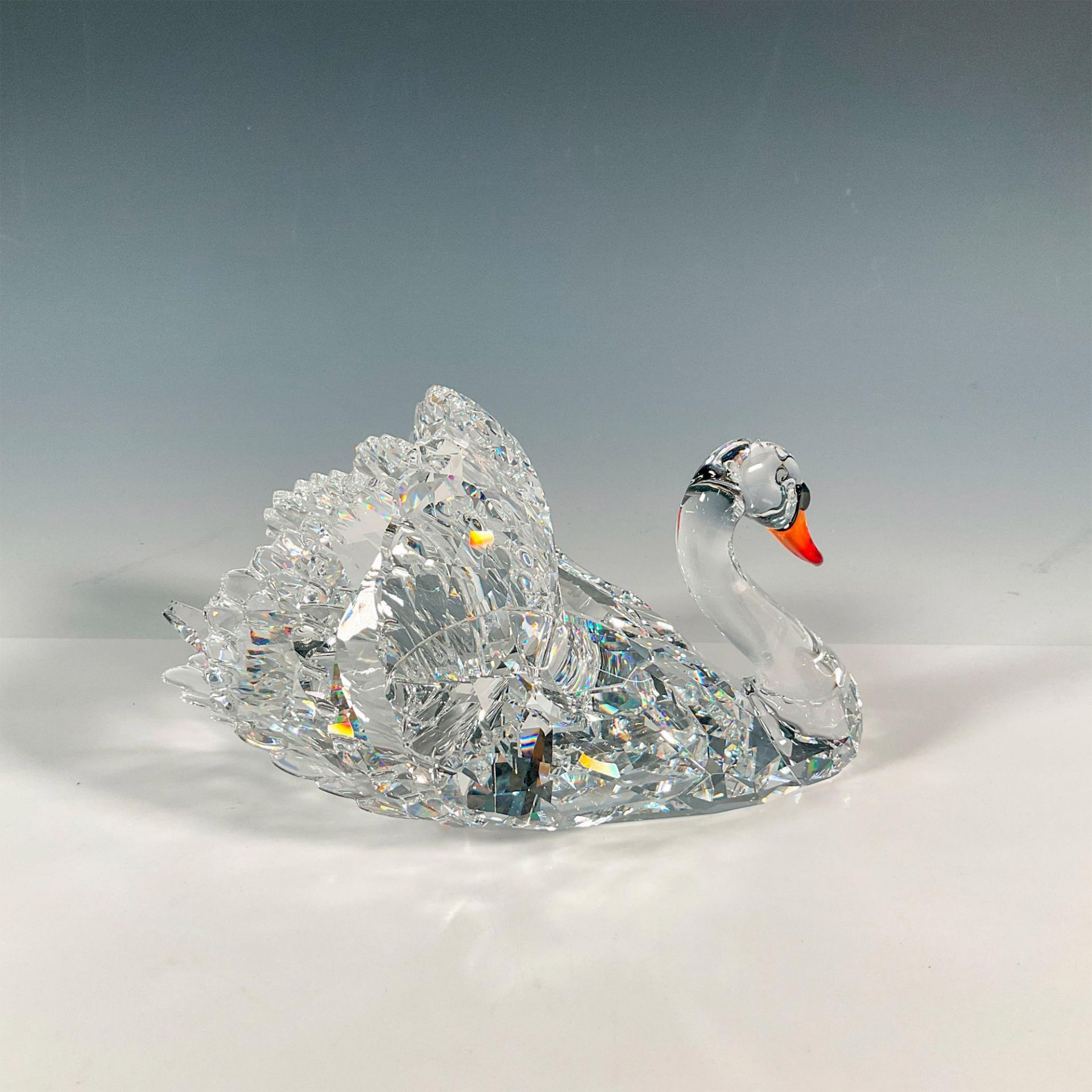 Swarovski Crystal Figurine, Graceful Swan