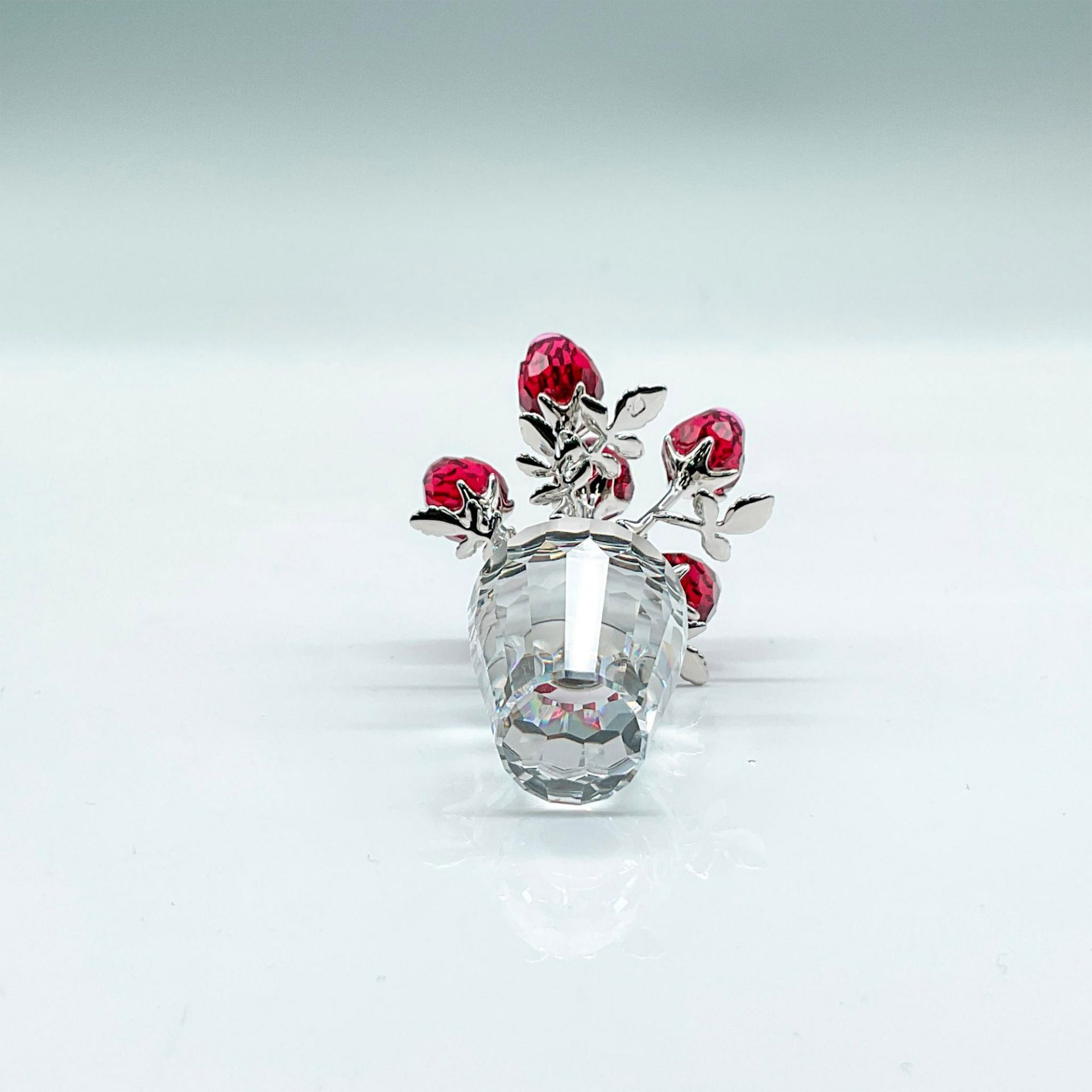 Swarovski Crystal Figurine, Red Roses with Silver Stems - Bild 3 aus 4