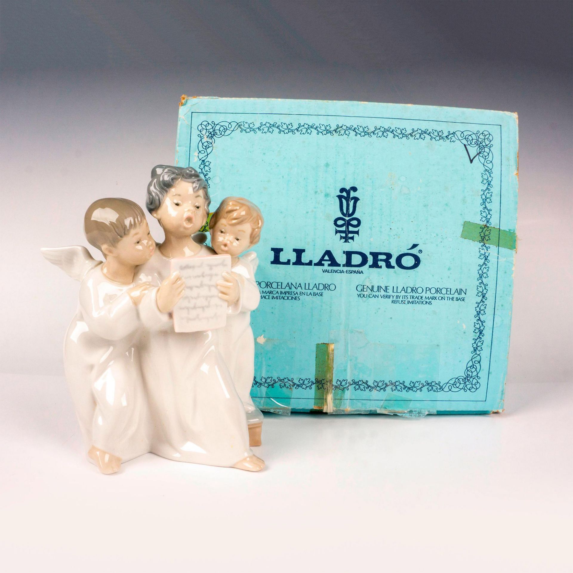 Group Of Angels 1004542 - Lladro Porcelain Figurine - Bild 4 aus 4