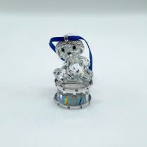 Swarovski Crystal Figurine, Kris Bear on Drum