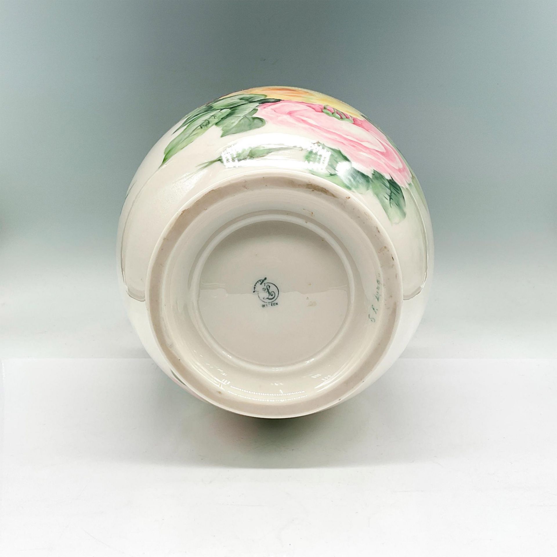 Lenox Belleek Porcelain Amphora Vase, Roses - Bild 3 aus 3