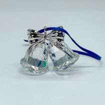 Swarovski Crystal Ornament, Christmas Bells Rhodium 659337