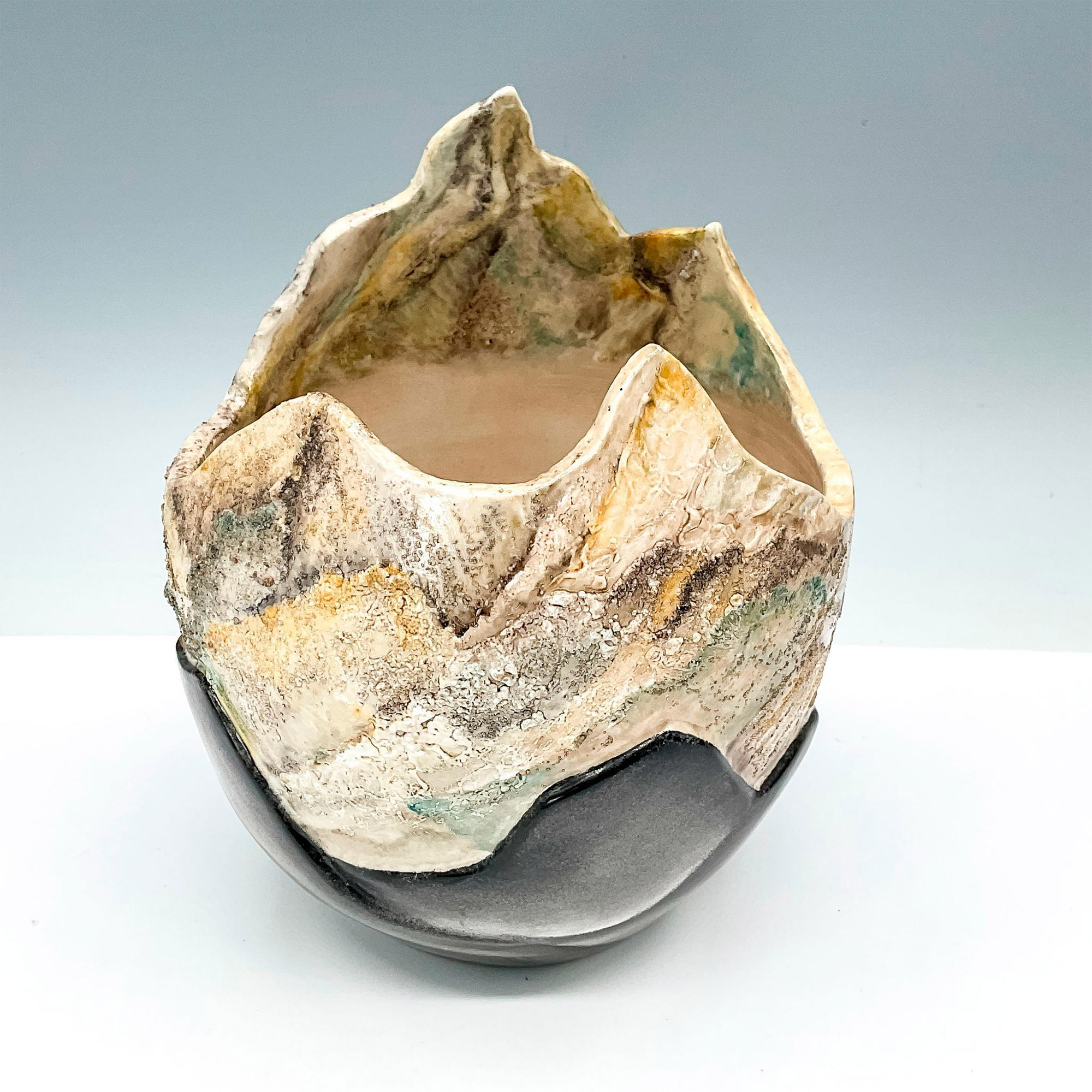 Naturalistic Style Art Pottery Vase - Image 2 of 3