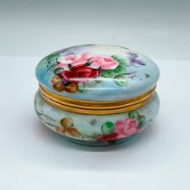 Favorite Bavaria Porcelain Floral Dresser Box with Cover