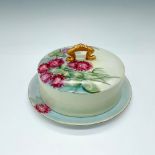 Elite Limoges France Porcelain Covered Butter Dish